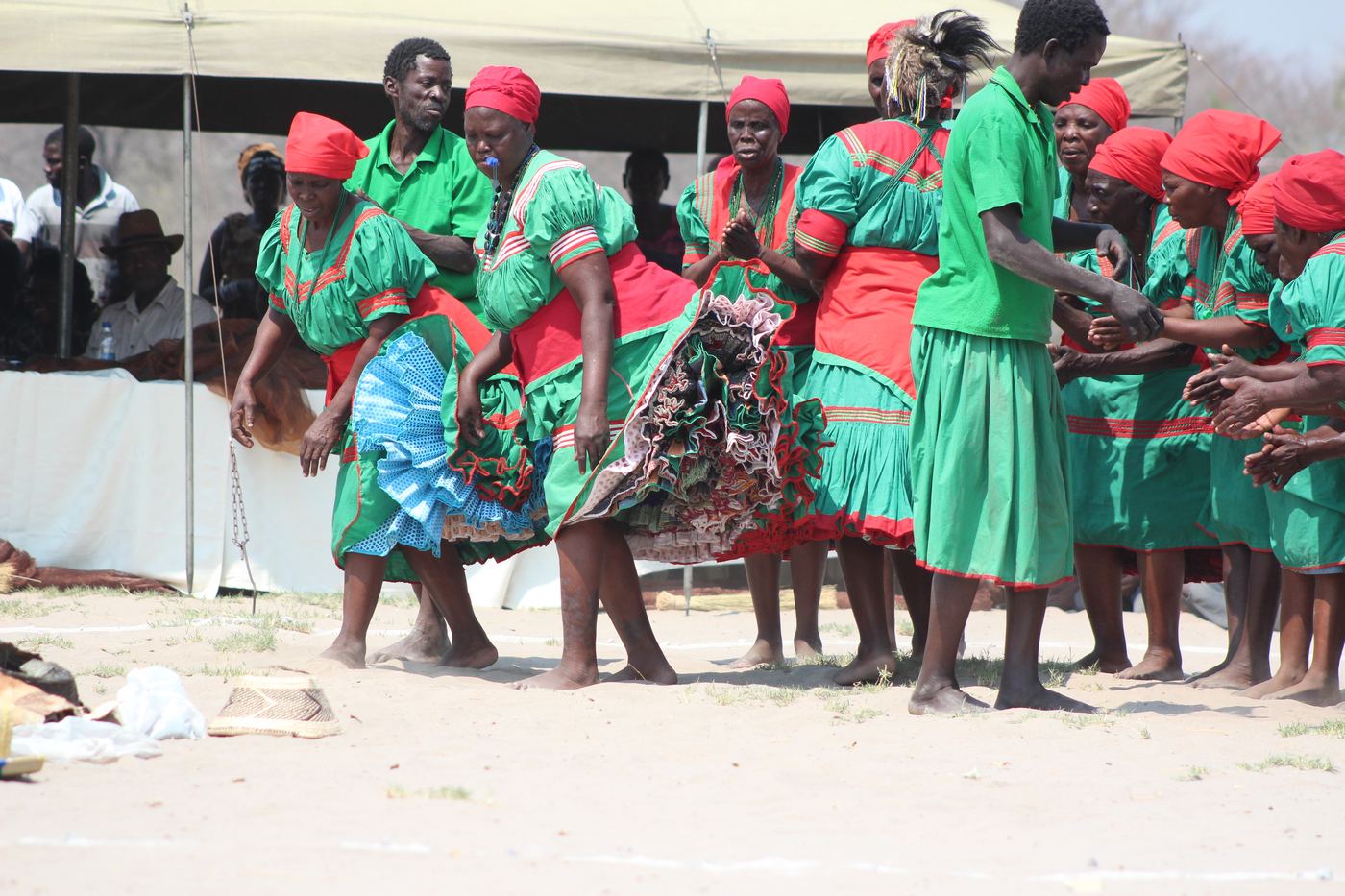 Traditional Zambezi cultural dance performance